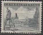 ЧССР 1953 год. Пражский Град, 1 гашёная марка 