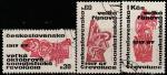 ЧССР 1967 год. 50 лет ВОСР, 3 гашёные марки 