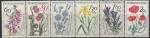 ЧССР 1964 год. Цветы, 6 марок 