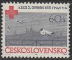 ЧССР 1964 год. IV Конгресс Чехословацкого Красного Креста, 1 марка 