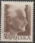 Польша 1957 год. Станислав Bieganski, врач и философ. 1 гашеная марка