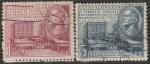 ЧССР 1952 год. 40 лет VI Съезду социал-демократов в Праге, 2 гашёные марки 