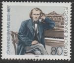 ФРГ 1983 год. 150 лет со дня рождения композитора И. Брамса, 1 марка 