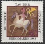 ФРГ 1983 год. День почтовой марки. Почтальон, 1 марка 