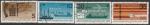 ГДР 1983 год. Международный год связи, 4 гашёные марки 