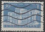 Финляндия 1956 год. 350 лет городу Ваас. Ратуша, 1 гашёная марка 