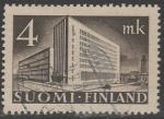 Финляндия 1939 год. Административное здание в Хельсинки, 1 гашёная марка 