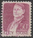 США 1968 год. Люси Стоун, защитница прав женщин; 1 гашёная марка