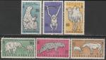 ЧССР 1962 год. Животные, 6 марок 