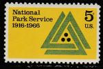 США 1966 год. 50 лет Службе Национальных парков, 1 марка 