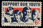 США 1965 год. Поддержка молодёжи, 1 марка 