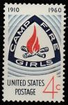 США 1960 год. 50 лет Ассоциации детских лагерей для девочек, 1 марка 