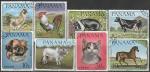 Панама 1967 год. Домашние животные, 8 гашёных марок 