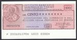 Италия 1976 год. Банковский чек на 100 лир