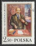 Польша 1980 год. В.И. Ленин. Живопись, 1 марка (гашёная)