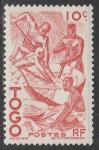 Того (французское) 1947 год. Приготовление пальмового масла, 1 марка (1 из серии)