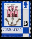 Гибралтар 1979 год. Герб Гибралтара, 1 марка.