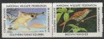 США 1982 год. Национальная федерация защиты дикой природы (NWF), пара марок (непочтовые)