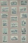 Набор спичечных этикеток. Виды Калуги, 1962 год, 18 марок 