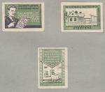 Набор спичечных этикеток. Агитация Госстраха СССР, 1961 год, 3 штуки.