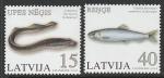 Латвия 2005 год. Рыбы, 2 марки (196.235)