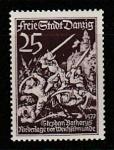 Германия (Рейх, Данциг) 1939 год. Воссоединение ганзейского города Данциг с Пруссией, 1 марка из серии.