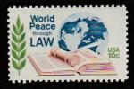 США 1975 год. Конгресс юристов в Вашингтоне, 1 марка.