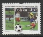 Польша 2001 год. Квалификация национальной сборной к Чемпионату мира по футболу, 1 марка (281.3924)