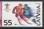 Латвия 2010 год. Зимние Олимпийские игры в Ванкувере, 1 марка (196.376)