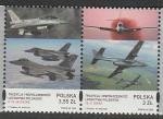 Польша 2008 год. Авиация, пара марок (281.4353)