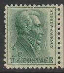 США 1961 год. VII Президент Эндрю Джексон, 1 марка из серии.