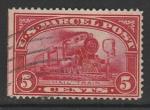 США 1912 год. Пакетные марки. Почтовый поезд, 1 марка из серии (гашёная)