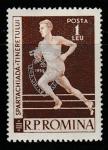 Румыния 1959 год. Балканские спортивные игры, надпечатка эмблемы игр, 1 марка.