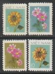 Вьетнам 1978 год. Цветы, 4 марки.