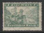 Германия 1924 год. Замок, 1 марка из серии (наклейка)