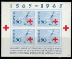 Швейцария 1963 год. 100 лет Международному Красному Кресту, блок.