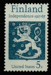 США 1967 год. 50 лет Независимости Финляндии, 1 марка.
