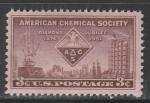 СШа 1951 год. 75 лет Американскому химическому обществу, 1 марка.