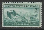 США 1945 год. Морской десант, 1 марка.