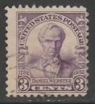 США 1932 год. 150 лет со дня рождения политика Д. Уэбстера, 1 марка (гашёная)
