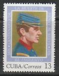 Куба 1976 год. Военный деятель Генри Рив, 1 марка 