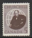 Канада 1965 год. Уинстон Черчилль, 1 марка 