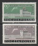 Польша 1959 год. Здание парламента в Варшаве, 2 марки 