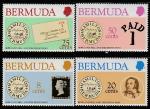 Бермуды 1980 год. 100 лет со дня смерти Роуленда Хилла, 4 марки 