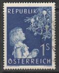 Австрия 1954 год. Рождество, 1 марка (гашёная)