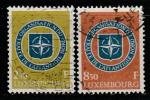Люксембург 1959 год. 10 лет НАТО, 2 марки (гашёные)