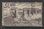 Ирландия 1930 год. Открытие электростанции Шеннон, 1 марка (гашёная)