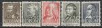Нидерланды 1939 год. Учёные, политики, деятели искусства, 5 марок (гашёные)