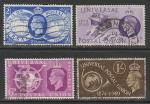 Великобритания 75 лет Всемирному почтовому союзу, 4 марки (гашёные)