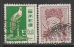 Япония 1951 год. Стандарт. Национальное культурное наследие, 2 марки (гашёные)
